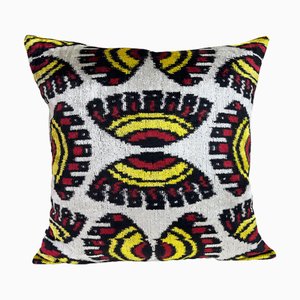 Velvet Silk Cushion Cover with Eye Design, 2000s