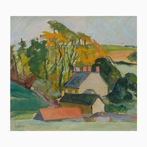 Herbst in den Mendips, Ölgemälde, 1990er
