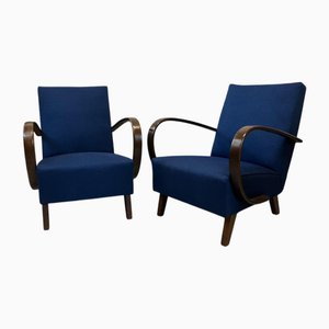 Set of H-410 Chairs by Jindřich Halabala for Up Závody