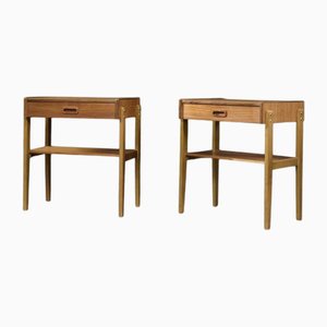 Mid-Century Scandinavian Modern Teak Nightstands, 1960s, Set of 2