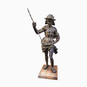 Mercury Statue, 1800s, Iron