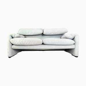 Maralunga Two-Seater Sofa by Vico Magistretti for Cassina, 1990s