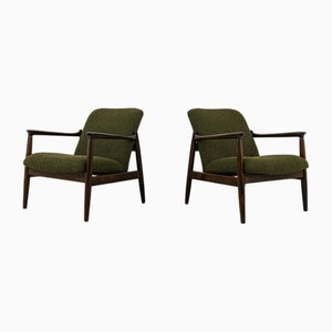 Butacas GFM-64 de Edmund Homa, años 60. Juego de 2