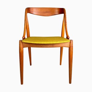 Silla Uldum No. 16 Mid-Century de teca de Johannes Andersen para Uldum Møbelfabrik, años 60