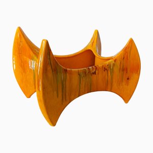 Brutalistische Keramikvase von Elio Schiavon für Bertoncello, 1970er