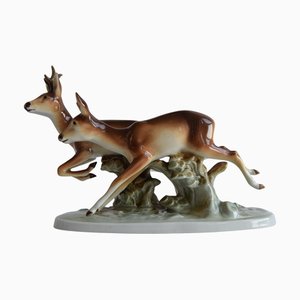 Vintage Porcelain Sculpture from Royal Dux, 1960s.