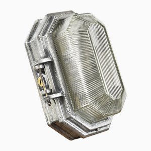 Industrielle Wardle Prismalux Wandlampe, 1950er