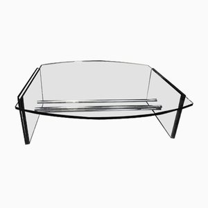 Vintage Italian Glass Burano 183 Coffee Table by Hiroyuki Toyoda for Simon Gavina, 1981