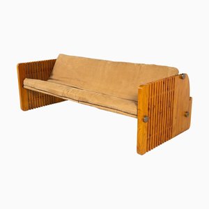 Sofá cama italiano vintage de Marzio Cecchi, años 70