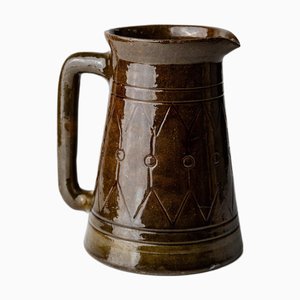 Vintage Keramik Krug oder Vase mit Griff von Urbano Fontana, Italien, 1970er
