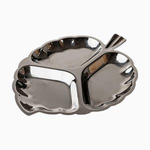 Vintage Tray/Serving Platter in Silver-Plating, Italy, 1970s