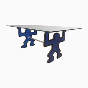 Mesa de centro de Keith Haring para Esprit, años 90