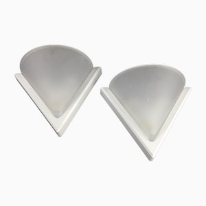 Lampade da parete Vega postmoderne di Resistex, anni '80, set di 2