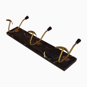 Attaccapanni vintage in ottone e metallo