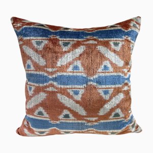 Velvet Silk Cushion Cover with Boho Design, 2000s