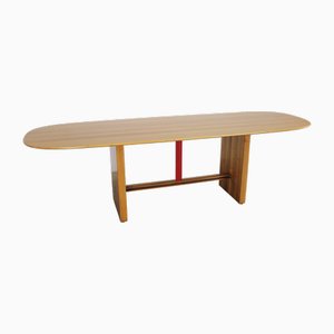 Tavolo da pranzo Torcello in noce di Tobia & Afra Scarpa per Stildomus, anni '70