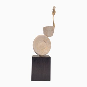 François Lacoste, Sculpture Café Très Fort, Bois Sculpté, 2000s