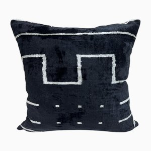 Large Handmade Silk Velvet Cushion Cover, 2000s