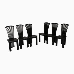 Postmoderne Esszimmerstühle von Pietro Costantini, Italien, 1980er, 6er Set
