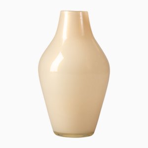Vaso grande in vetro e foglia oro attribuito a Barovier & Toso, Italia, anni '80
