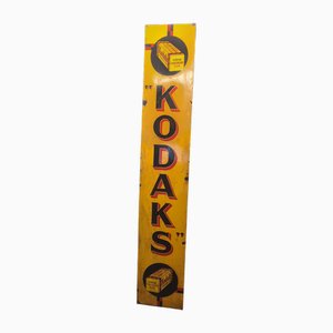 English Enamel Kodak Advertising Sign, 1930s-1940s