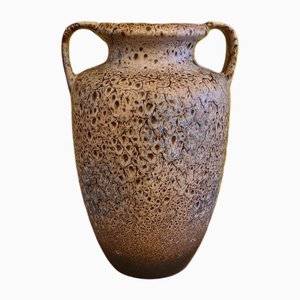 West German Fat Lava Vase from Scheurich, 1980s