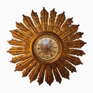 Horloge Murale en Bois, 1960s