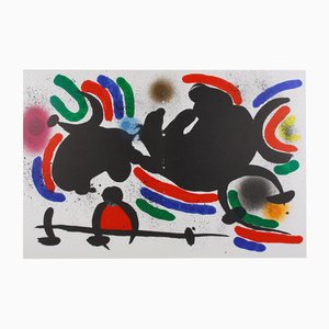 Joan Miró, Lithographie IV, Color Lithograph, 1972