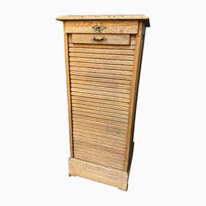 Französischer Aktenschrank aus gebleichter Eiche, 1920