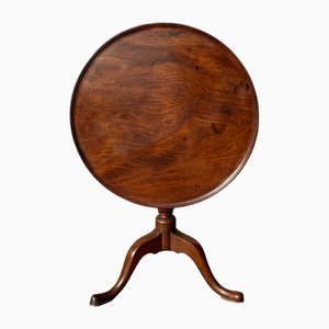 Mesa trípode abatible George III de caoba, década de 1780