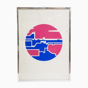 G. R. Lanza, Composition, 1980s, Print