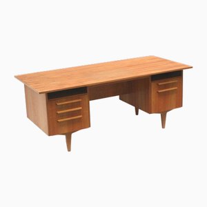 Großer Vintage Chefschreibtisch von Wk Möbel, 1960er