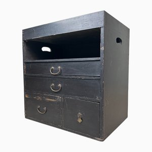Small Meiji Tansu Storage Cabinet, Japan, 1890s