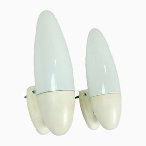 Bauhaus Bakelite Model 13702 Wall Lamps from Elektrosvit Nové Zámky, 1940s, Set of 2