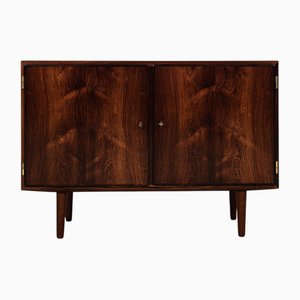 Mid-Century Danish Cabinet with 2 Doors in Rosewood attributed to Hundevad, 1960s