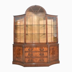 Mahogany Glazed Display Cabinet, 1930s