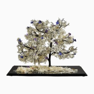 Nayla Tabet, Papillons Violets, Sculpture Métal & Papier