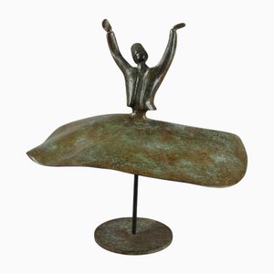 Samya Baroudi, Sculpture of a Whirling Dervish, 2020, Bronze