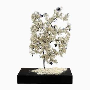 Nayla Tabet, The Butterfly Tree, Metal & Paper Sculpture