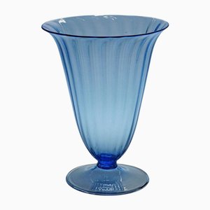 Blown Glass Glass Vase by Vittorio Zecchin attributed to C.V.M. Murano, 1920s