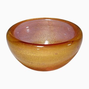 Scodella con polvere d'oro di Seguso Sommerso, Murano, 1953