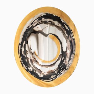 Specchio da parete Aura bianco di Oom Glass