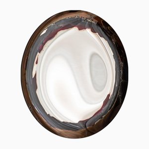 Espejo de pared Aura blanco de Oom Glass