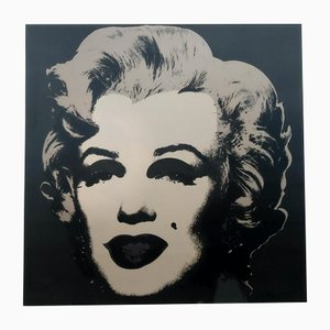 Después de Andy Warhol, Marilyn Monroe, blanco y negro, impresión, años 80