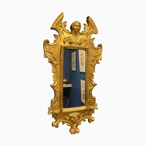 Italian Baroque Style Gilt Wood Mirror