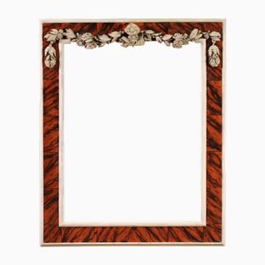Vintage Italian Lacquered and Painted Frame, 1970