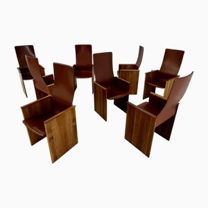 Torcello Chairs by Afra and Tobia Scarpa for Stildomus, 1960s, Set of 8
