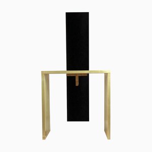 Cimabue Black Chair by Ferdinando Meccani for Meccani Design