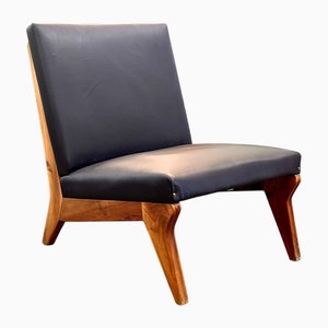 Grand Fauteuil dans le style de Jens Risom, 1950s