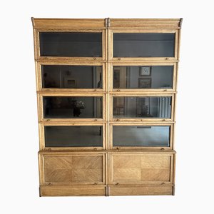 Librería grande de principios del siglo XX de roble marrón de Soennecken, 1910